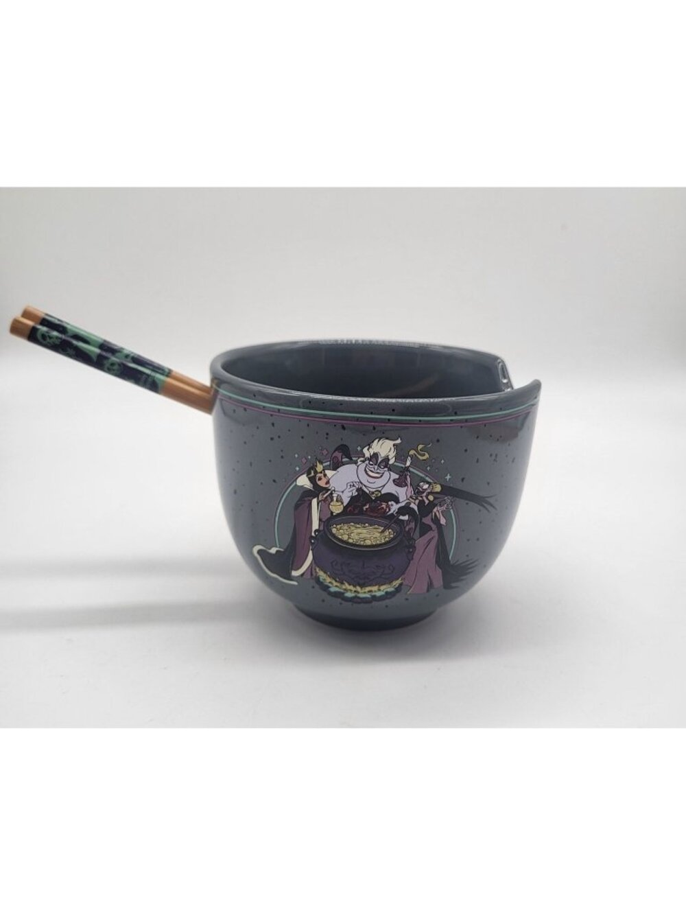 Disney Villain Ursula Evil Queen Yzma Cooking Up Trouble Ramen Noodle Rice Bowl